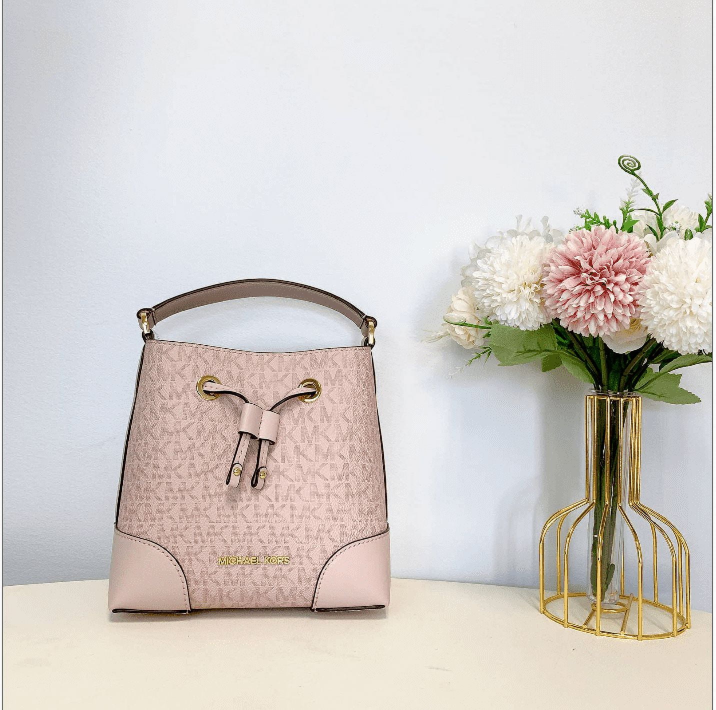 Michael Kors Suri Small Logo Crossbody Bag - Pink Bucket Bags, Handbags -  MIC189162