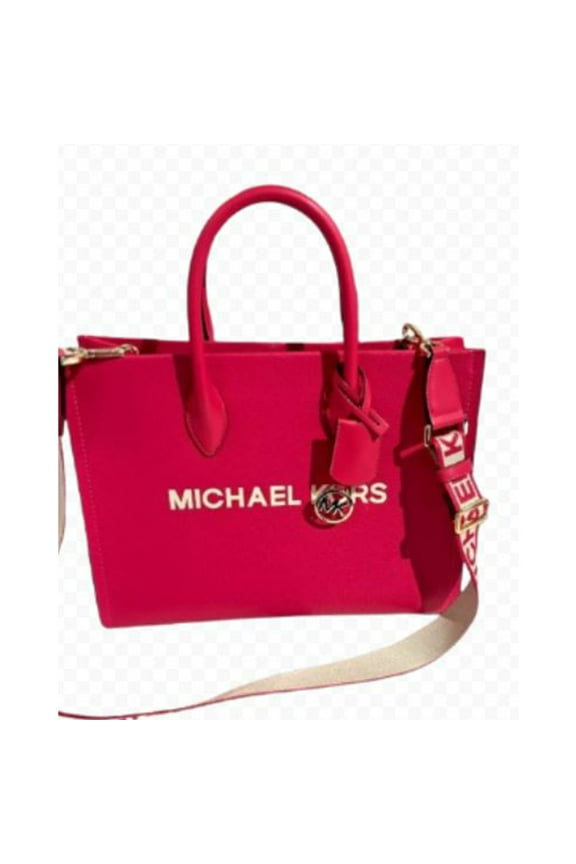 Womens Mirella Medium Pebbled Leather Tote Bag 35S4G7ZT2L-Epink