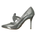 thumbnail image 1 of Michael Kors Womens Paris Pump Pointed Toe Classic Pumps, Silver, Size 9.5, 1 of 6