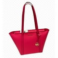 thumbnail image 1 of Michael Kors Womens Pratt Ladies MK Logo Large Top Zip Tote Shoulder Bag (Electric Pink) 35R4G0T3I-Epink, 1 of 1
