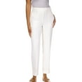 thumbnail image 1 of Michael Kors Womens Pull On Casual Trouser Pants, White, Petite, 10P, 1 of 1