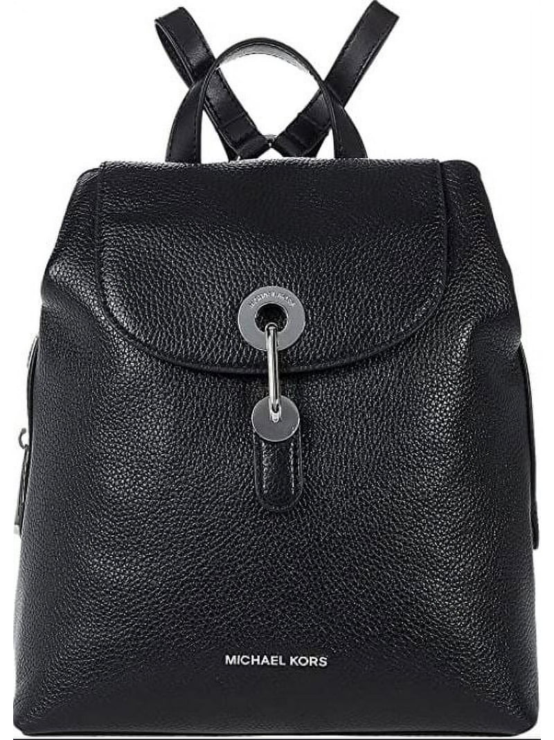 Michael Kors Womens Large Bookbag Raven Medium Backpack Black One 