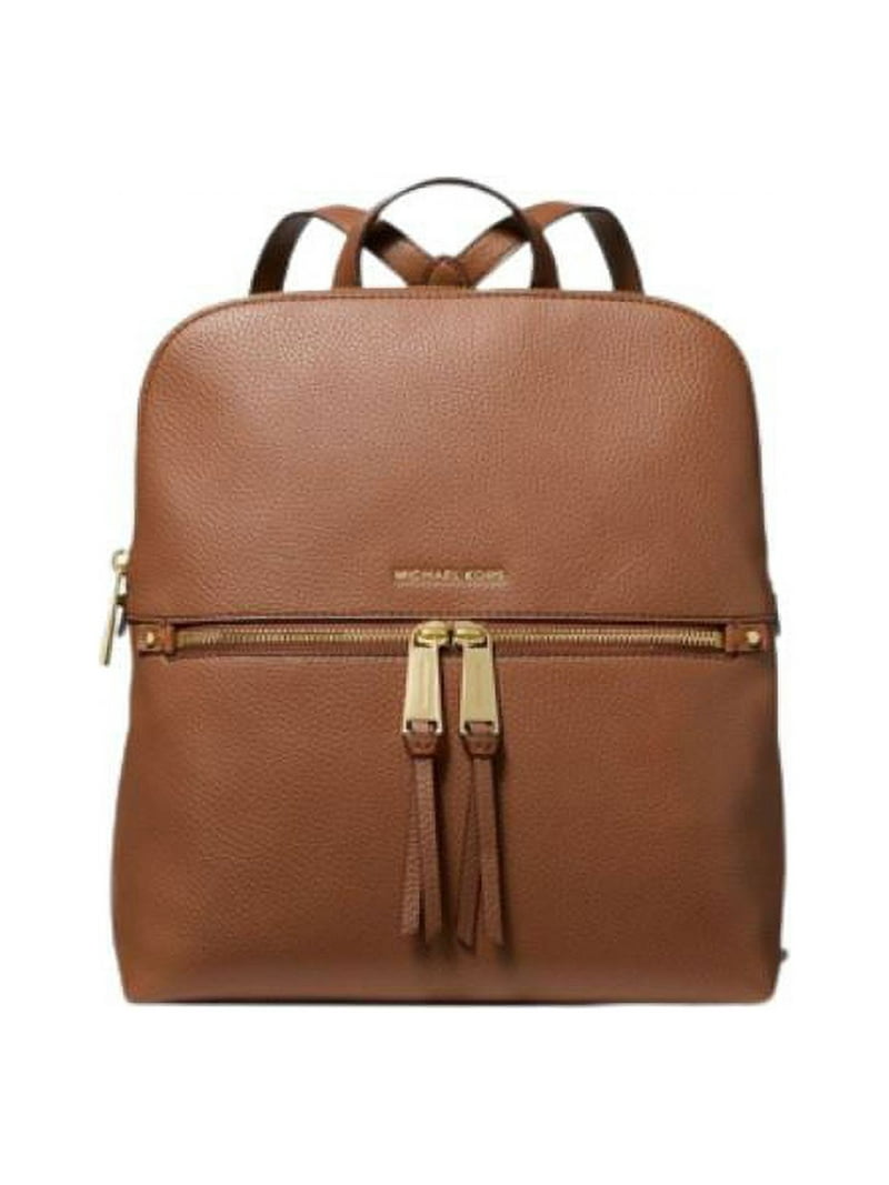 Michael Kors Womens Rhea Medium Slim Backpack (Luggage 