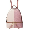 thumbnail image 1 of Michael Kors Womens Rhea Zip Medium Backpack Smokey Rose Multi 2 30S2GEZB8B-99 One Size, 1 of 5