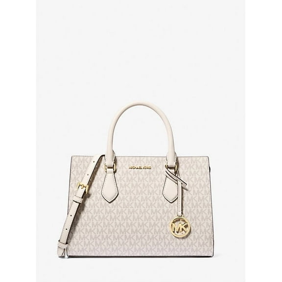 Michael Kors Womens Sheila Medium Logo Satchel 35S3G6HS2B-Lcream