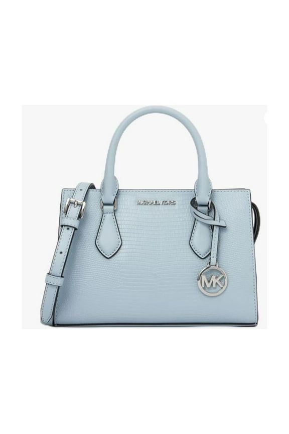 Womens Sheila Small Faux Saffiano Leather Satchel (Vista Blue) 35T4S6HS5A-vista