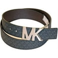 thumbnail image 1 of Michael Kors Womens Signature Reversible Buckle 558732 Belt 558732-001-S (Black, Small), 1 of 3