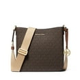 thumbnail image 1 of Michael Kors Womens Small Leather Crossbody Bag (Brown) 35S4GTVC5B-847, 1 of 9