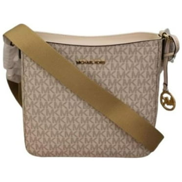 Michael Kors Womens Small Leather Crossbody Bag (Light Cream) 35S4GTVC5B-LCream