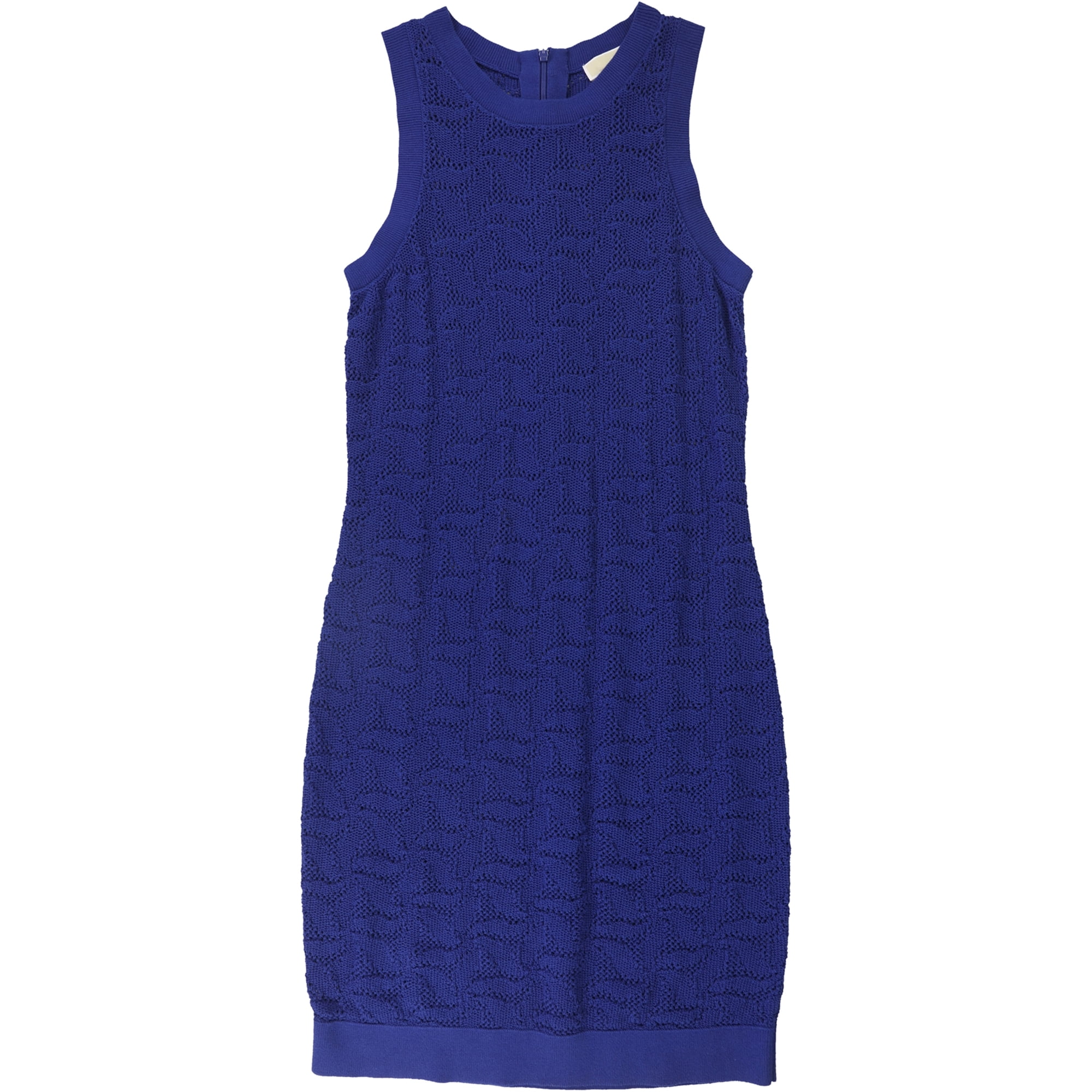 Michael Kors Womens Tank Sweater Dress, Blue, Large