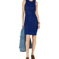 thumbnail image 1 of Michael Kors Womens Tank Sweater Dress, Blue, Medium, 1 of 4