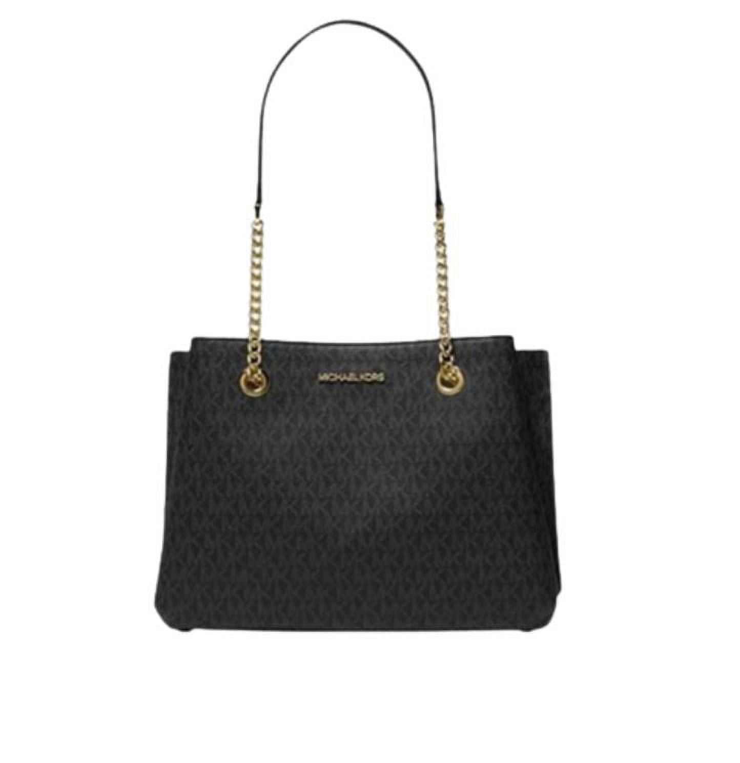 Brandat Outlet on Instagram: Michael Kors Jet Set Large Logo Shoulder Bag  (Black)