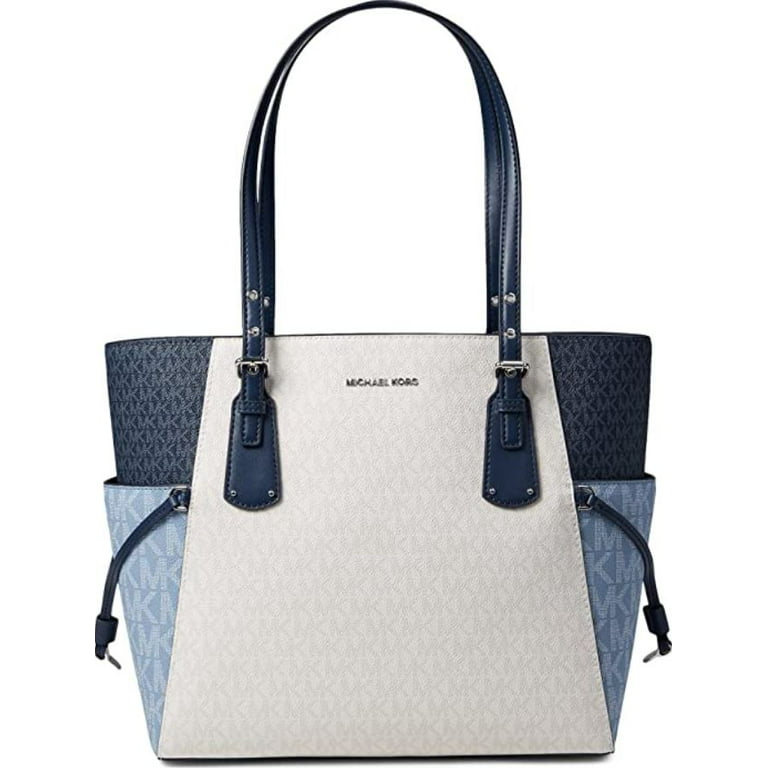 tre dissipation Tom Audreath Michael Kors Womens Voyager East/West Tote Chambray/Navy 30S0SV6T4V-498 One  Size - Walmart.com