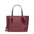 thumbnail image 1 of Michael Kors Womens XS Carry All Jet Set Travel Womens Tote (MULBERRY MLT) 35T9GTVT0B-mulbmt, 1 of 4