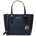 thumbnail image 1 of Michael Kors Womwns XS Carry All Jet Set Travel Womens Tote 35T9GTVT0L-406 (Navy), 1 of 8