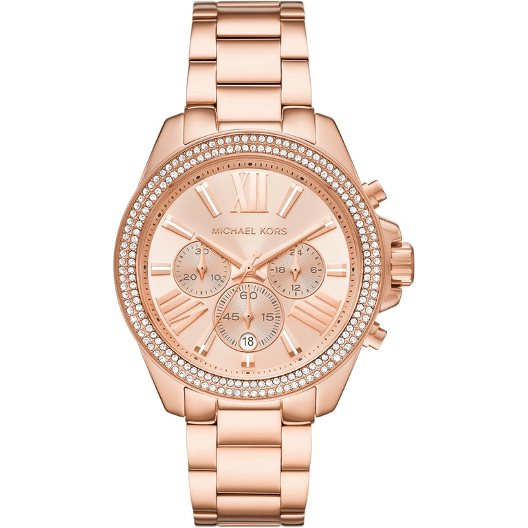 Michael Kors Wren Watch, Oversized Pavé Rose Gold-Tone  display picture 1