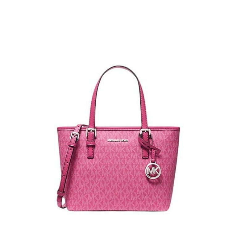 Michael Kors XS Carry All Jet Set Travel Womens Tote (DragonFruit