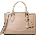 thumbnail image 1 of Michael Kors Zoe Medium Pebbled Leather Satchel, Soft Pink, 1 of 4