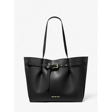 Michael Kors by Emilia Women's Pebbled Leather Tote Bag, Black