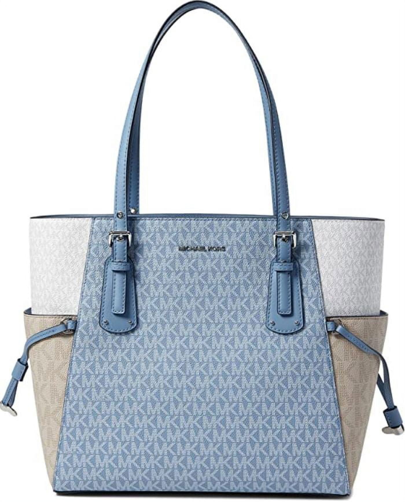 ディアヴォ ユゥセット Original New Michael Kors Womens Voyager East/West Tote, Chambray