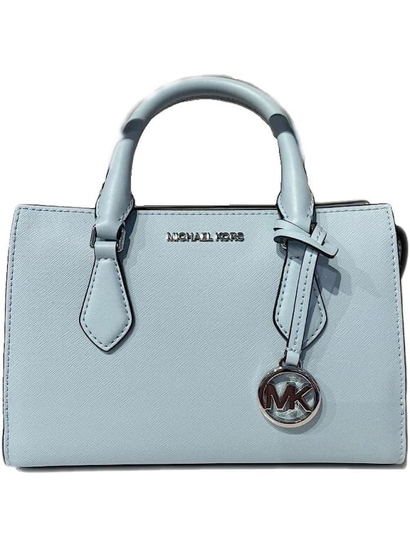 by Sheila Women's Faux Leather Satchel Handbag, Vista Blue