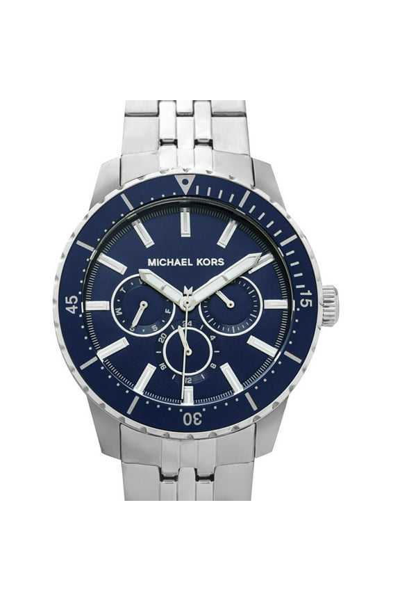 collectionName Quartz Blue Dial Stainless Steel Men's Watch MK7153