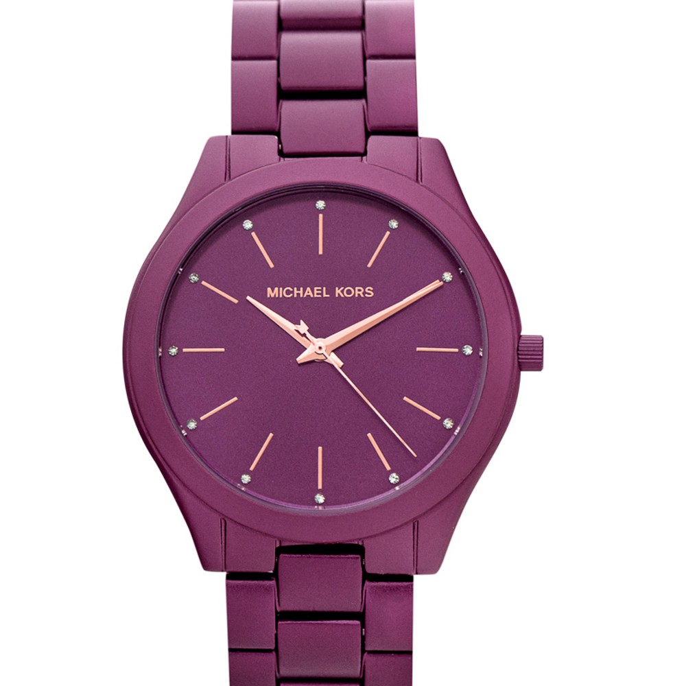 Michael Kors collectionName Quartz Purple Dial Stainless  display picture 1