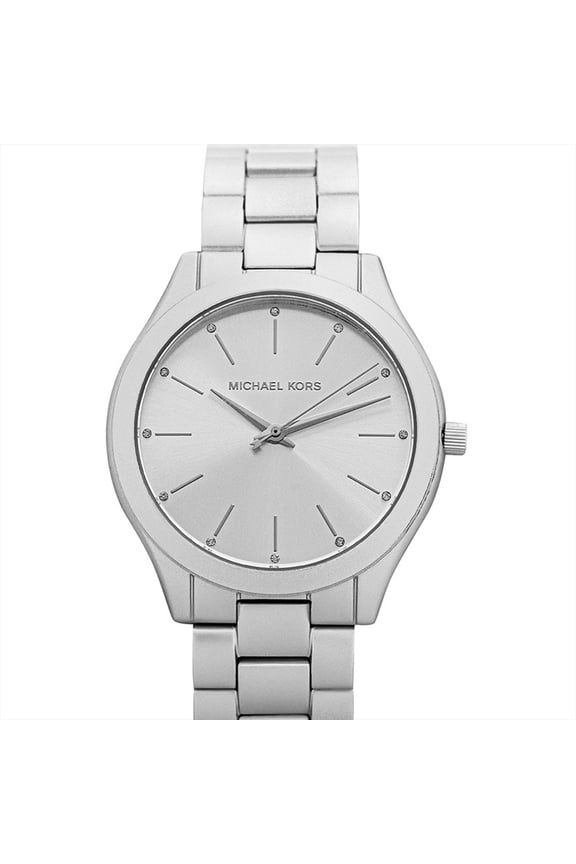 collectionName Quartz Silver Dial Aluminum Ladies Watch MK4502