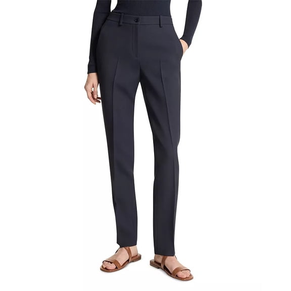 Michael Kors womens Collection Crepe Sable Samantha Pant, 14, Blue