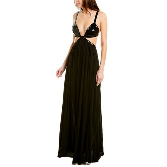 Michael Kors womens  Collection Gown, 6, Black