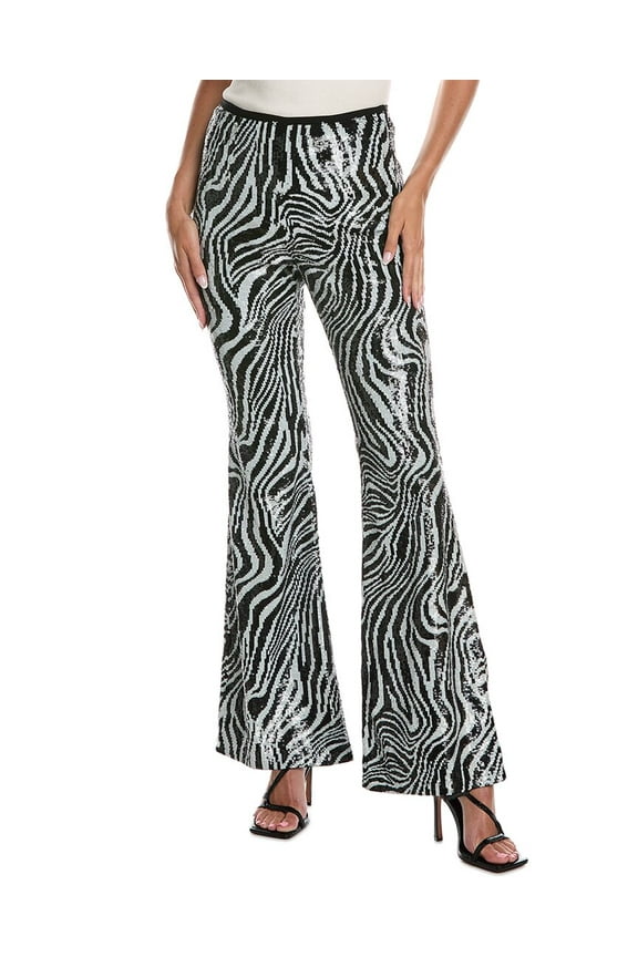 womens  Collection Zebra Bootleg Pant, 12