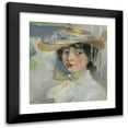 thumbnail image 1 of Michael Larionov 20x21 Black Modern Framed Museum Art Print Titled - Portrait of Natalia Goncharova (1903-1905), 1 of 5