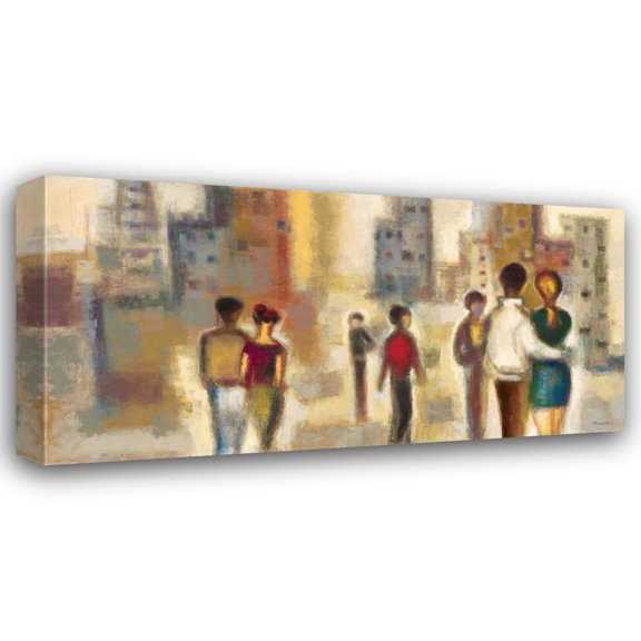 Michael Lentz 24x14 Gallery Wrapped Canvas Wall Art Titled - Metropolis III