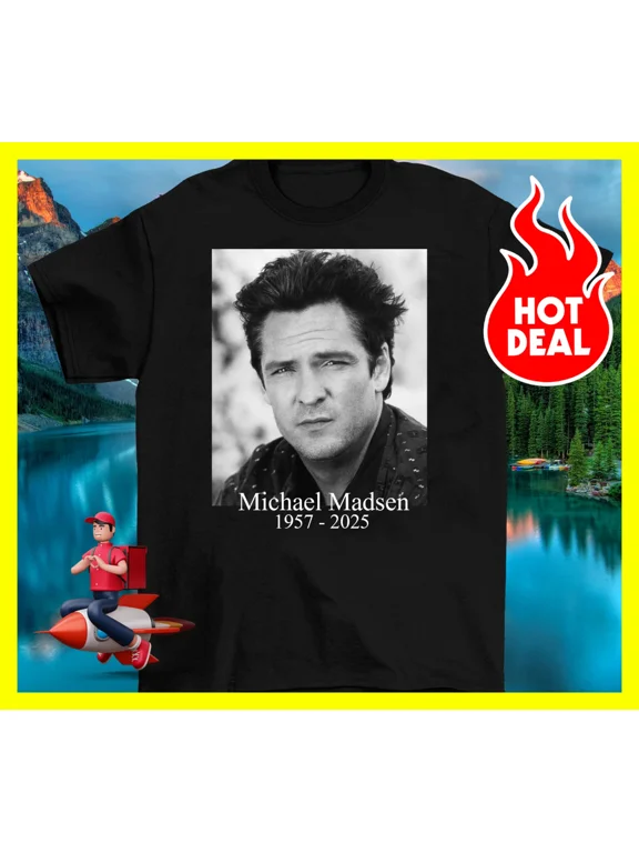 Michael Madsen 1957 2025 Heavy T-Shirt Cotton Unisex