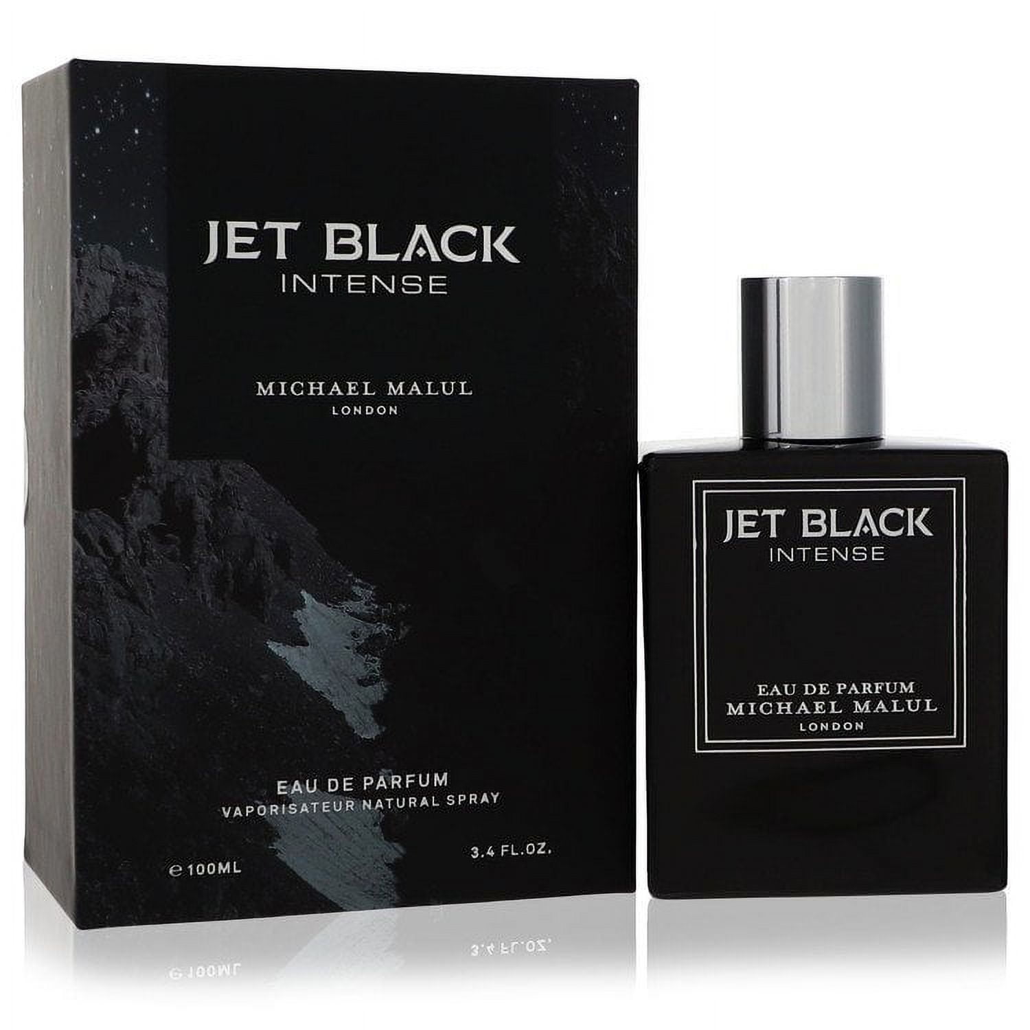 Jet Black Intense Eau De Parfum Spray By Michael Malul Jet Black Intense Eau De Parfum Spray By Michael Malul
