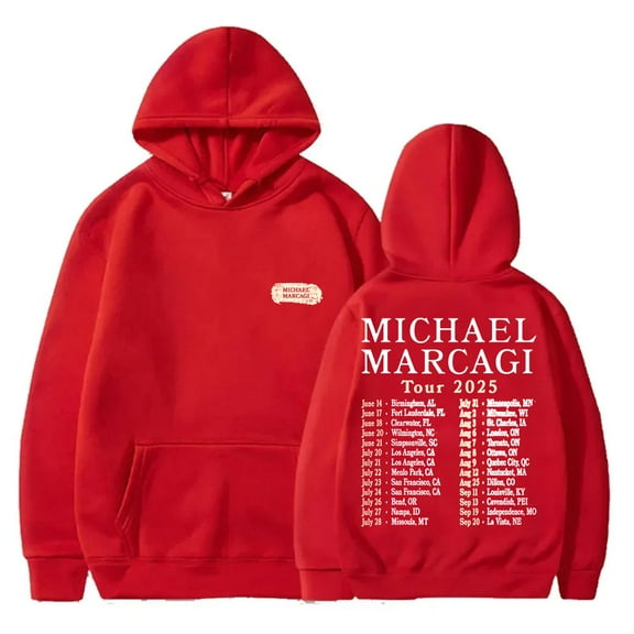 Michael Marcagi 2025 Tour Dates Hoodies Cosplay Women Men Long Sleeve Sweatshirts