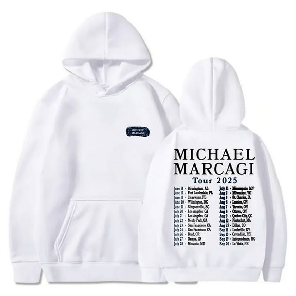 Michael Marcagi 2025 Tour Dates Hoodies Cosplay Women Men Long Sleeve Sweatshirts
