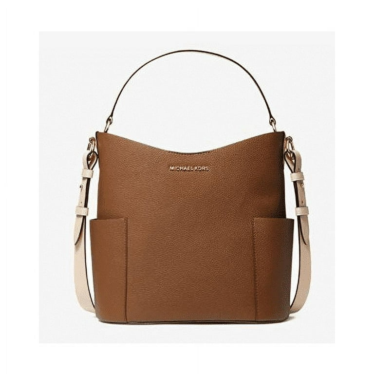 MICHAEL Michael Kors Bedford Leather Cross-Body Bag in Brown