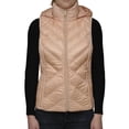 thumbnail image 1 of Michael Michael Kors Hooded Down Puffer Vest Jacket, Rose Water, Small, 1 of 3