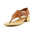 thumbnail image 1 of Michael Michael Kors London  Womens Size 8 Brown Leather Thongs Sandals Shoes, 1 of 5