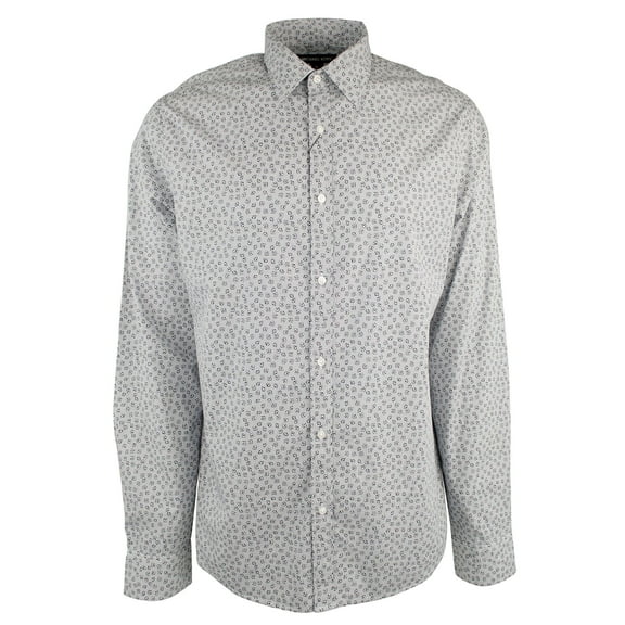 Men's Slim Fit Botanical Cotton Long Sleeve Shirt-M-XXL