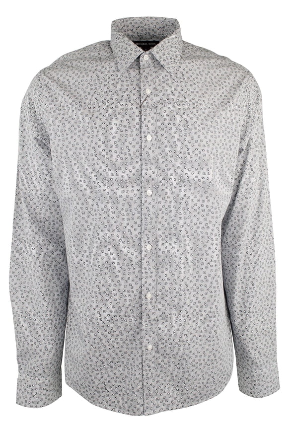 Men's Slim Fit Botanical Cotton Long Sleeve Shirt-M-XXL