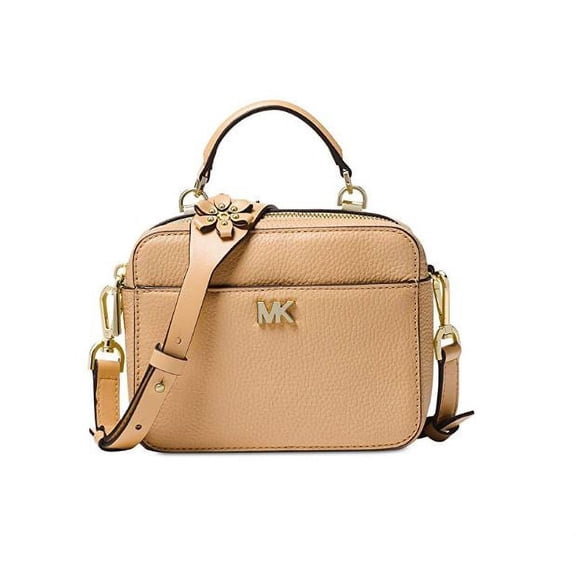 Michael Michael Kors Mini Floral Leather Crossbody - Pale Gold/Butternut 32T8Tf5C1Y-106