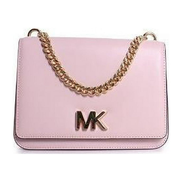 Michael Michael Kors Large Mott Chain Swag Leather Shoulder Bag - Pink
