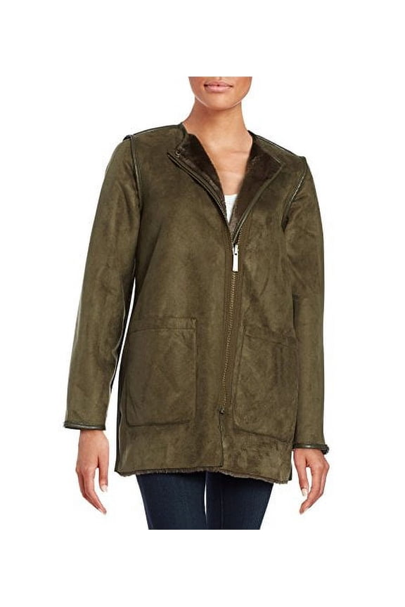 Reversible Faux-Fur Walker Coat