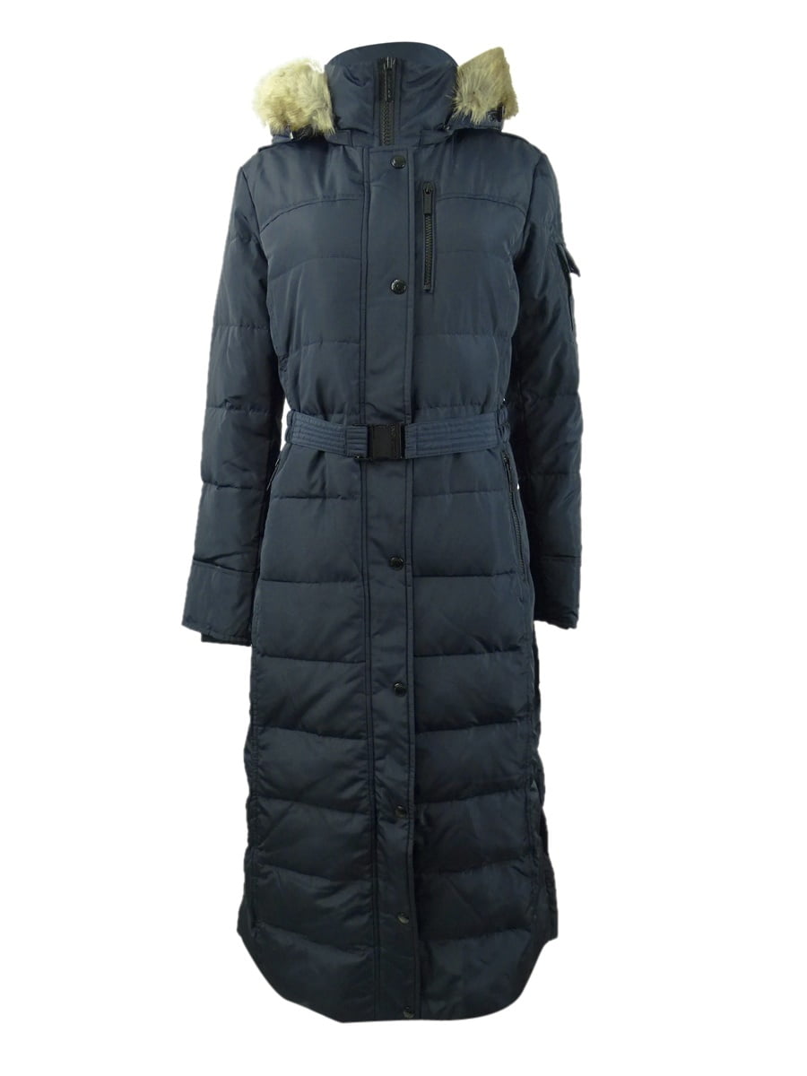 Michael kors belted faux fur clearance coat