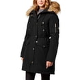 thumbnail image 1 of Michael Michael Kors Women's Black Down Cinch Waist Parka Puffer (XS), 1 of 1