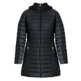 thumbnail image 1 of Michael Michael Kors Women's Black Hooded Down Packable Jacket Coat with Removable Hood 3/4 Length, 1 of 2
