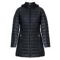 thumbnail image 1 of Michael Michael Kors Women's Black Hooded Down Packable Jacket Coat with Removable Hood 3/4 Length, 1 of 2