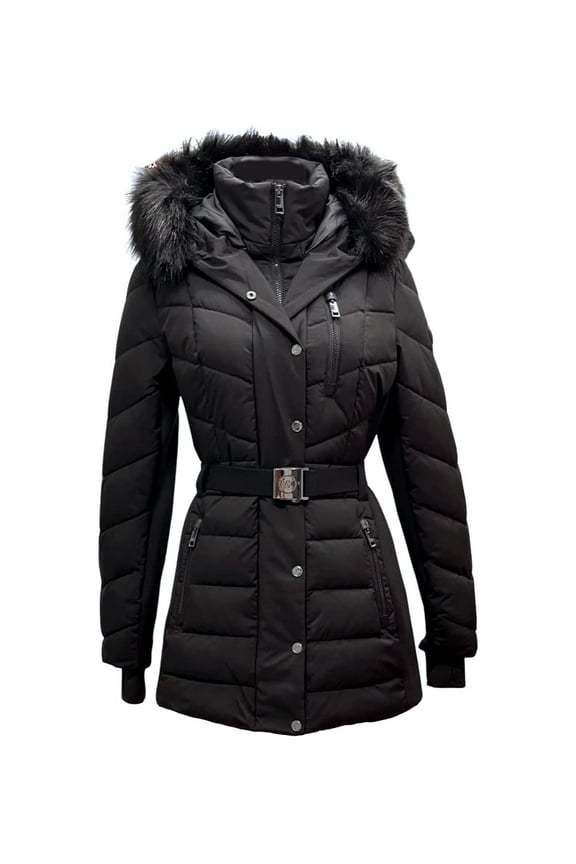 Women's Lightweight Jacket With Detach Fur